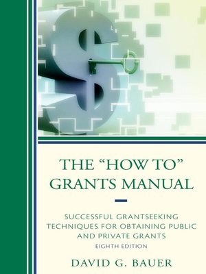 cover image of The "How To" Grants Manual